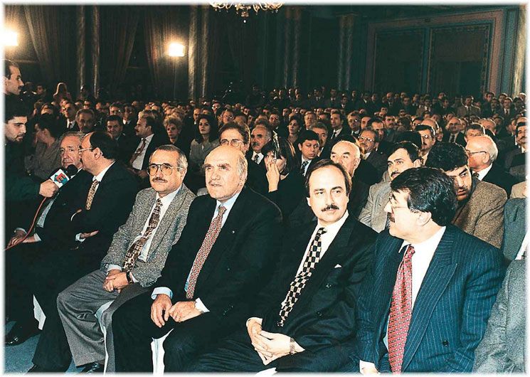 At the meeting 'Tolerance Awards' in 1996