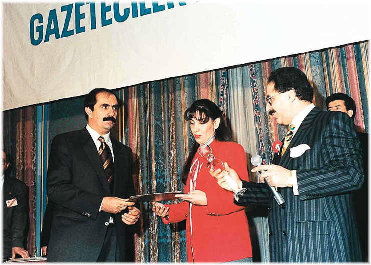 At the meeting 'Tolerance Awards' in 1996